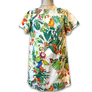 J. Crew Ratti into the Wild Off-Shoulder Dress Sz 4